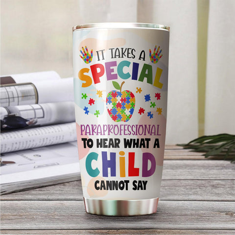 MEDROC tumbler regalo para paraprofesionales en educación.