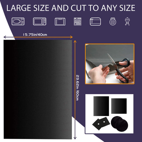 Meegoo base-horno antiadherente, teflón duradero para cocción limpia.