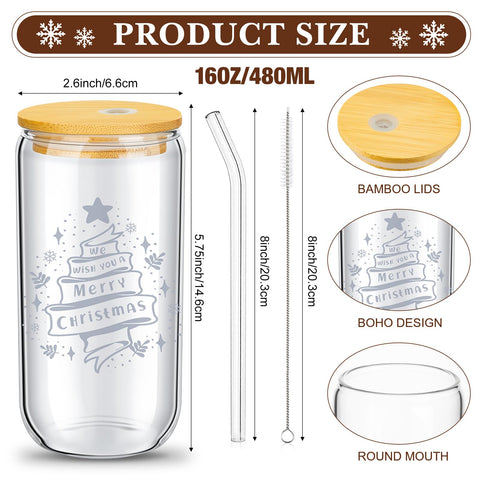 Meekoo copas navidad con pajillas reutilizables, perfectas para servir cócteles festivos.