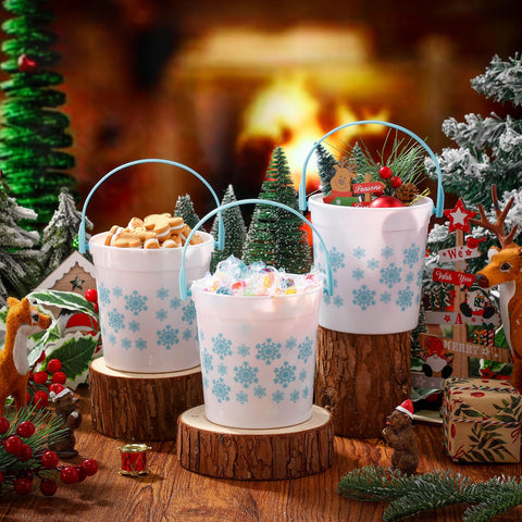 Meekoo cubos pequeños de invierno ideales para almacenamiento y regalos