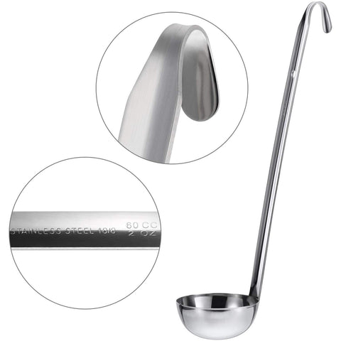 Cucharón Meekoo de acero inoxidable, duradero para uso diario.
