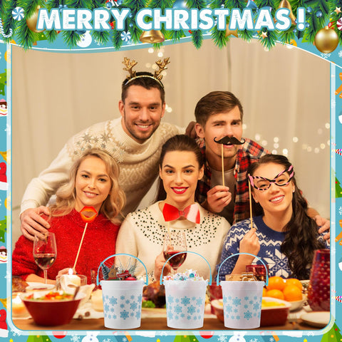 Meekoo diseño de copos de nieve para decoraciones festivas