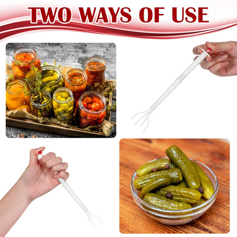 Meekoo pinza recogedora para aceitunas, cuerpo plástico ligero.