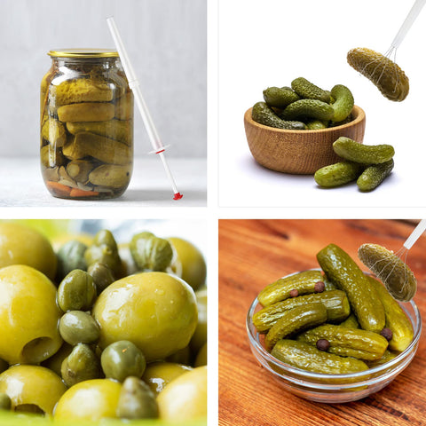 Meekoo pinzas de cocina para pepinillos, uso diario práctico.