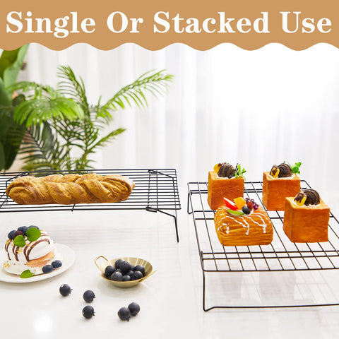 Meekoo rejilla tamaño 40x25 cm ideal para enfriar galletas y pasteles