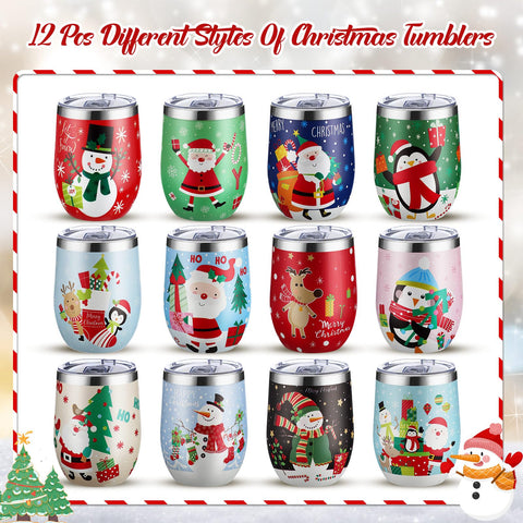 Meekoo tumbler con muneco-nieve, perfecto para mantener bebidas templadas.