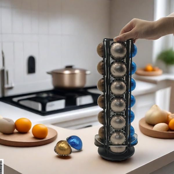 Diseño negro elegante que acompaña la cafetera.