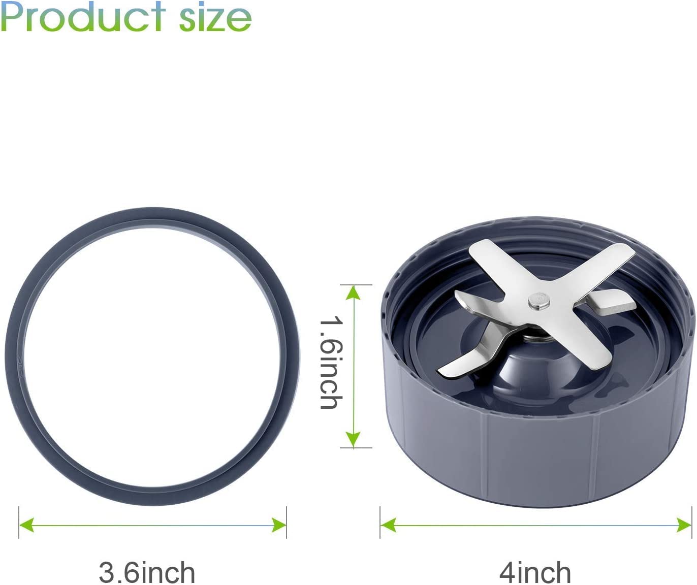 MEET JUICE amortiguadores para extractor, absorben impactos al mezclar hielo