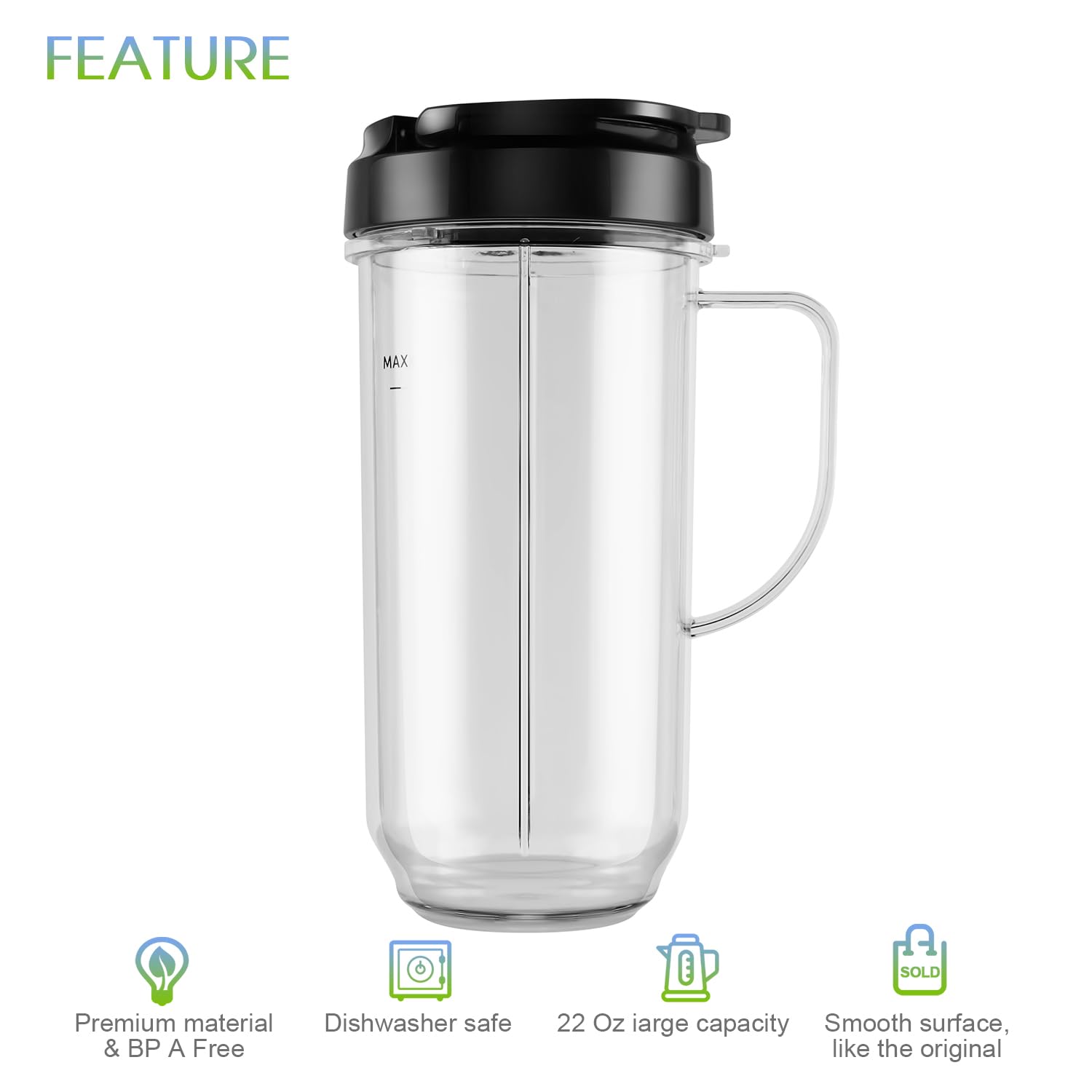 meet juice materiales sin BPA, seguro para alimentos.