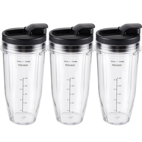 MEET JUICE Ninja 24oz: tazas de repuesto para batidos y licuados.
