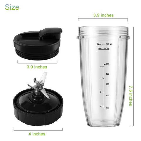 MEET JUICE tapa para llevar ninja 24oz, ideal para bebidas frías o calientes