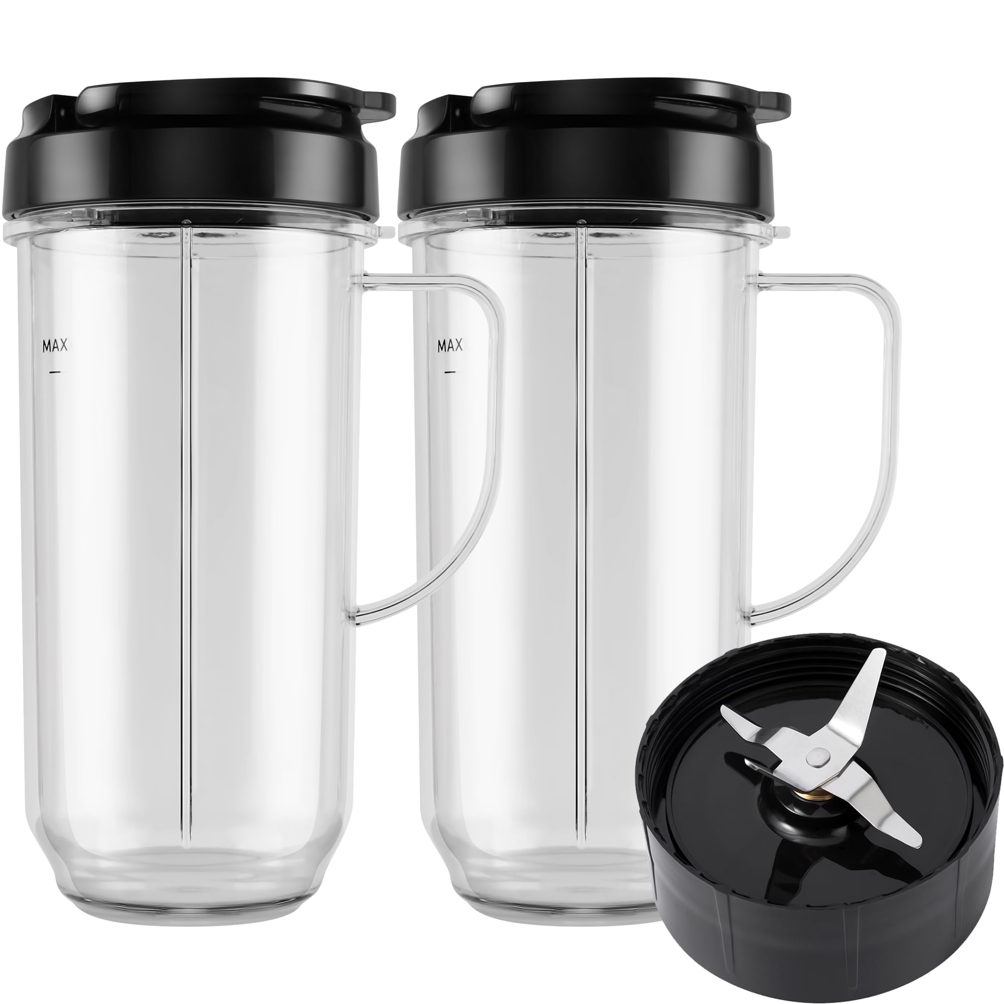 meet juice vaso alto 22oz con mango, ideal para batidos cremosos.