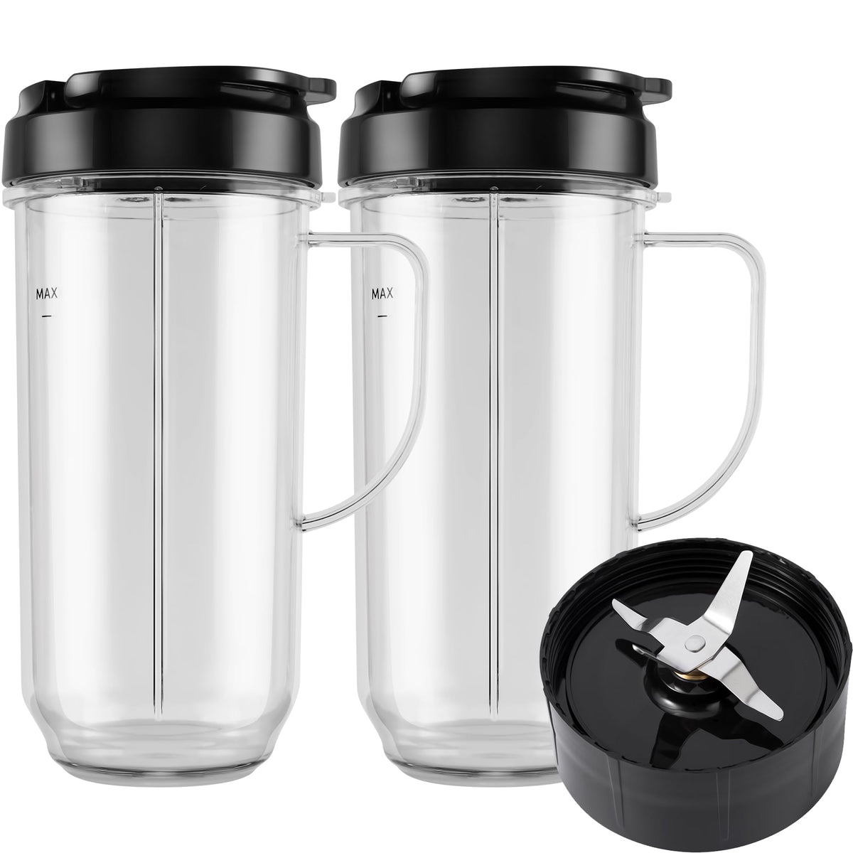meet juice vaso alto 22oz con mango, ideal para batidos cremosos.