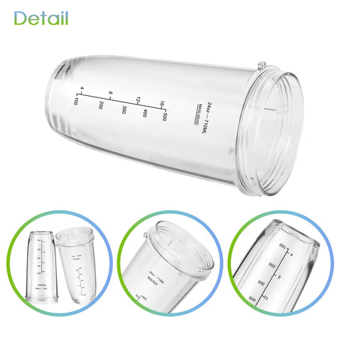 MEET JUICE vaso de 24oz libre de BPA, seguro para bebidas diarias.