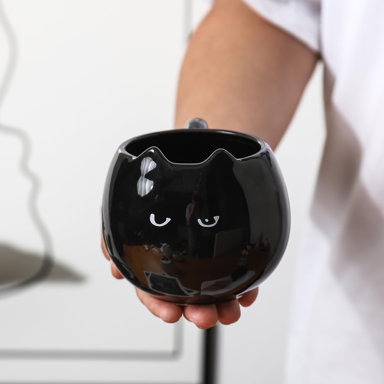 Meetbees taza cerámica de 12 onzas, resistente y apta para microondas.