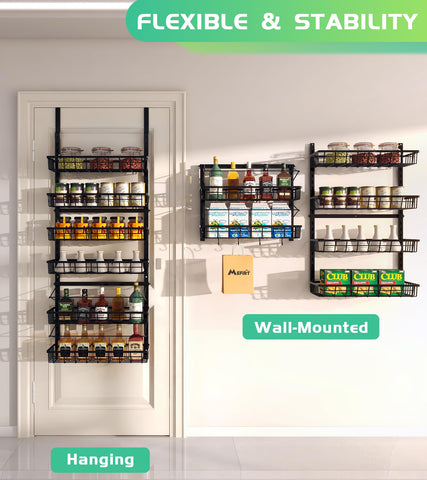 Organizador de acero inoxidable de Mefirt, duradero para uso diario.