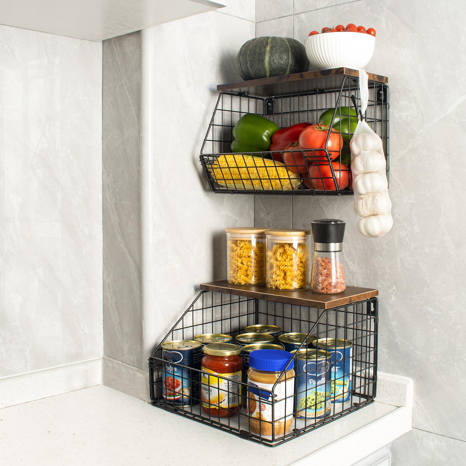 Organizador MEFIRT para cocina y despensa, uso multifuncional y limpio