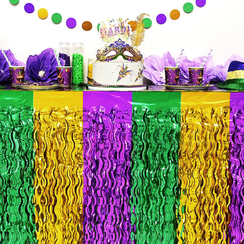 Mega-L Mardi Gras decoracion carnaval ideal para fiestas tematicas