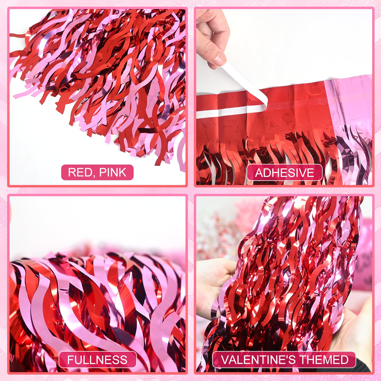 Ideal para cenas románticas y celebraciones de San Valentín con estilo.