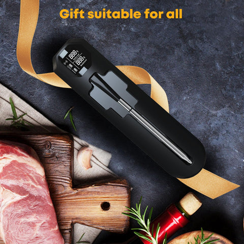 Megapuxin termómetro inalámbrico ideal para parrilla y horno.