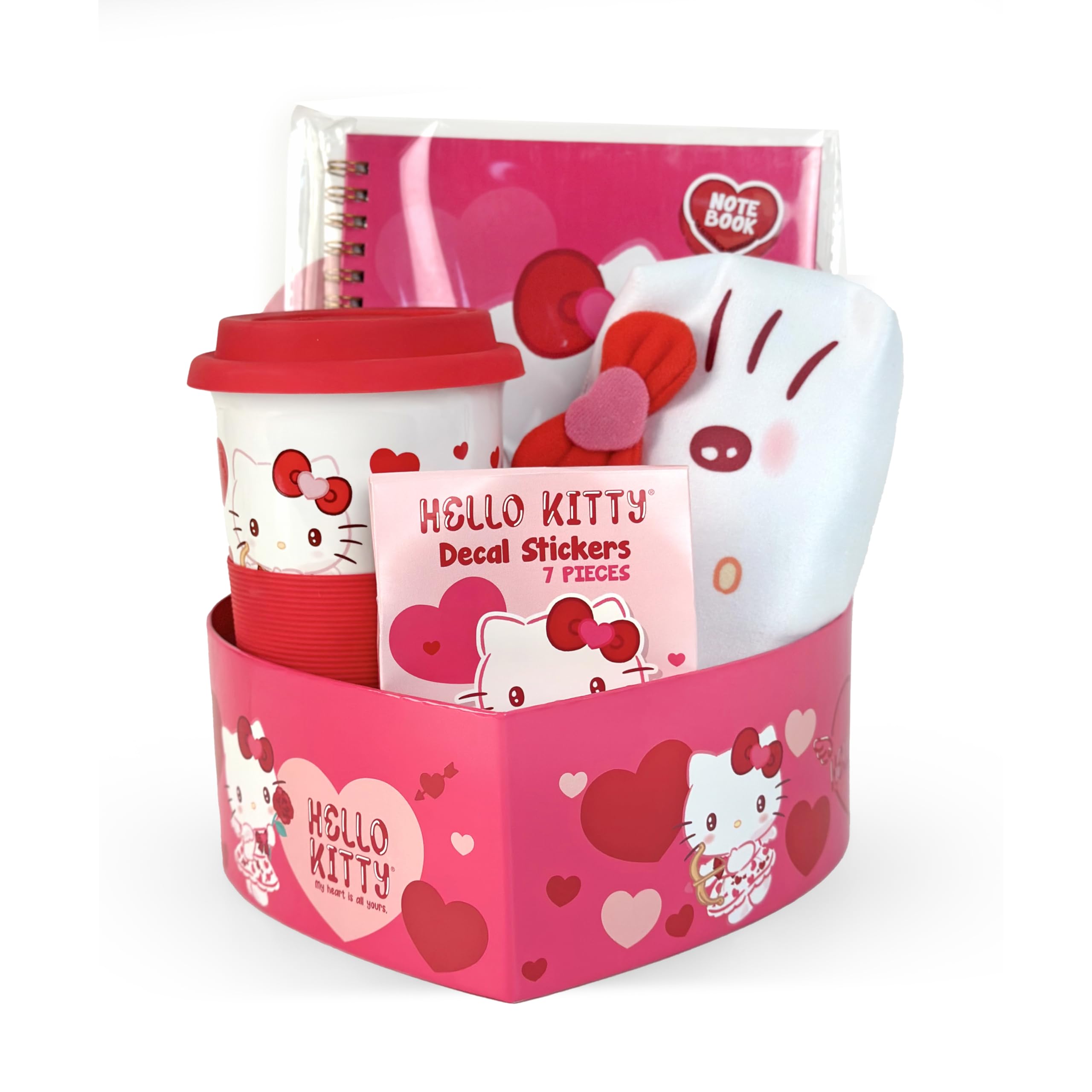 Megatoys Hello Kitty taza de viaje, perfecta para café en ruta.