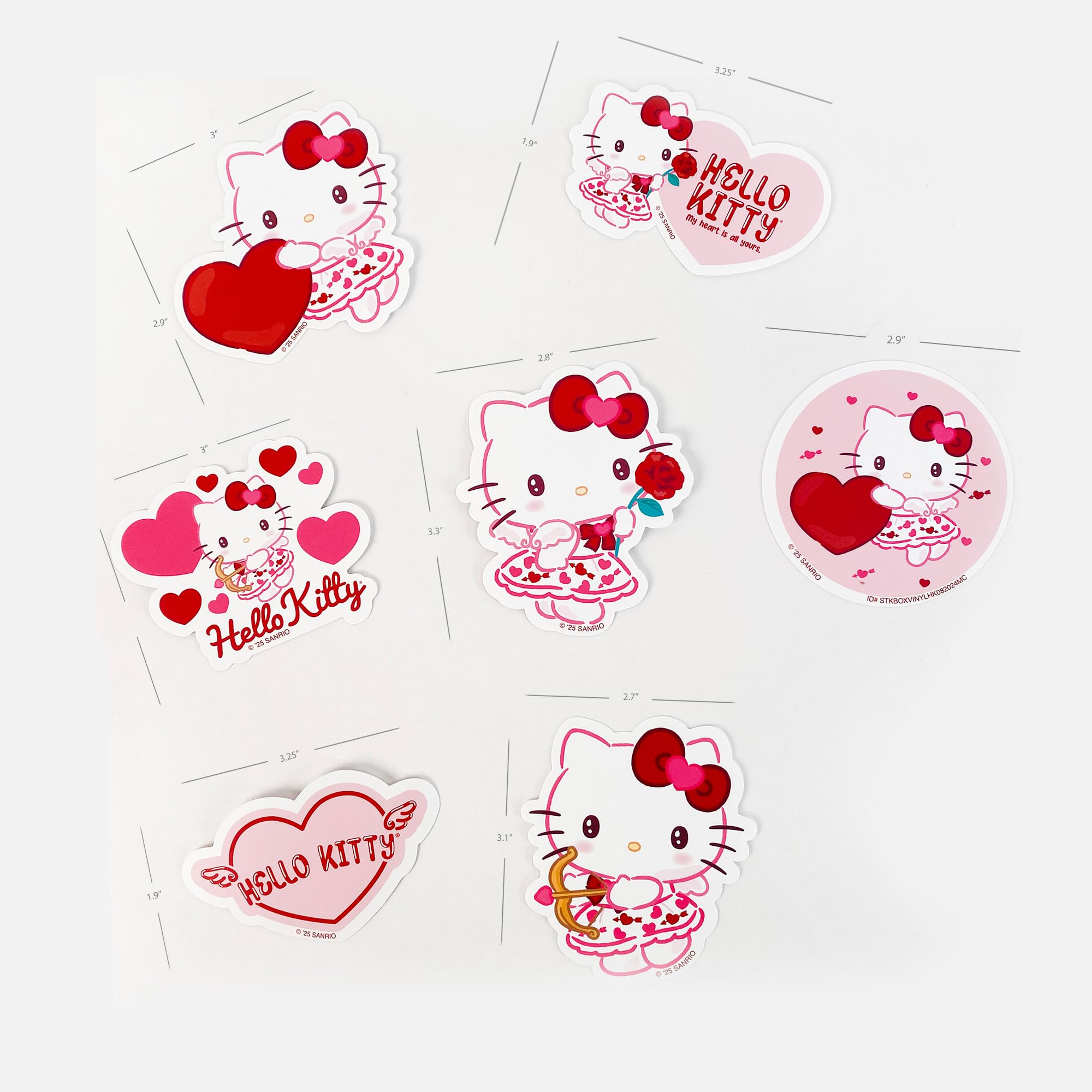 Megatoys Hello Kitty desempaquetado: caja decorativa lista para regalo.