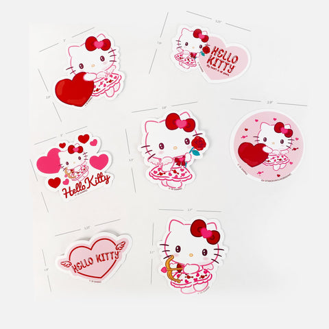 Megatoys Hello Kitty desempaquetado: caja decorativa lista para regalo.
