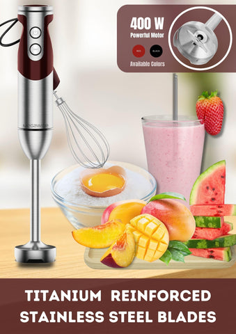 12 velocidades y Turbo para mezclar ingredientes difíciles sin salpicaduras