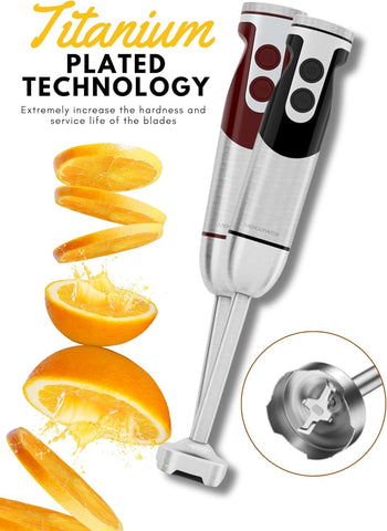 MEGAWISE Pro Titanium tazón picador de 500 ml para pequeños ingredientes.