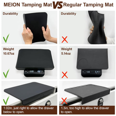 MEION borde ergonómico protege encimeras y portafiltros