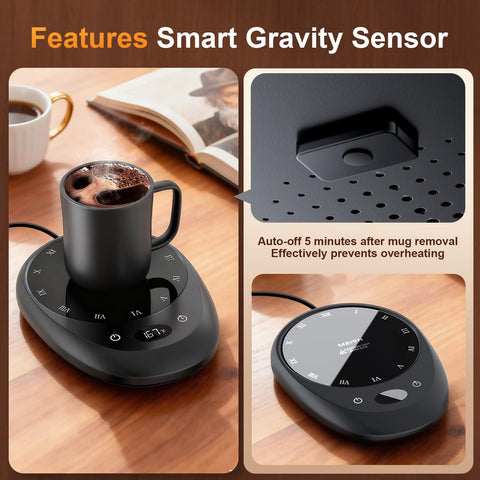 MEION sensor gravedad detecta la taza y gestiona el calor