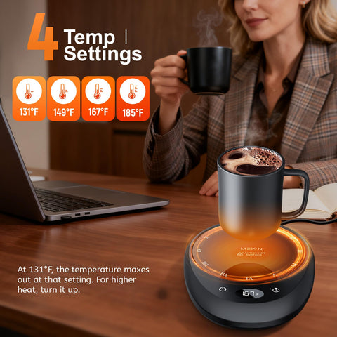 MEION taza cafe calentador rapido para conservar cafe caliente