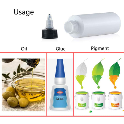 Meirrnyyu ideal para ketchup, aceites y aderezos gracias a boca ancha