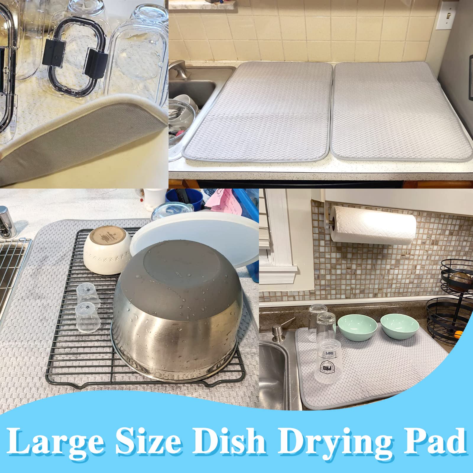 Meirrnyyu uso multifuncional gris para cocina, sala y baño