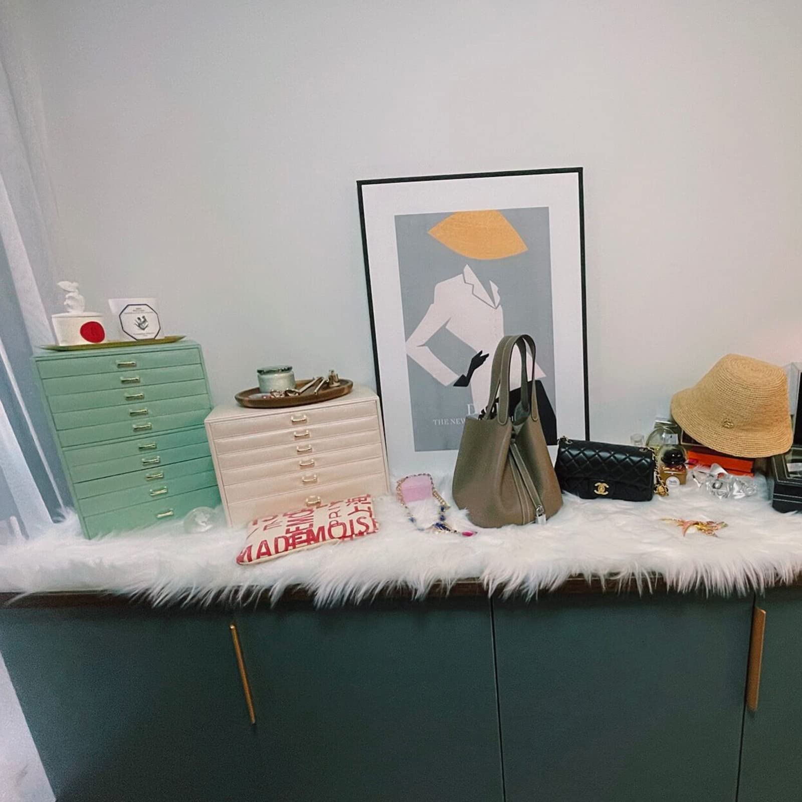 MeiSan camino de mesa blanco, decoración elegante para bodas.