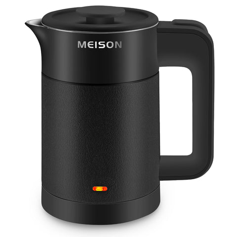 MEISON hervidor 0,6 L interior acero inoxidable, agua sin plástico