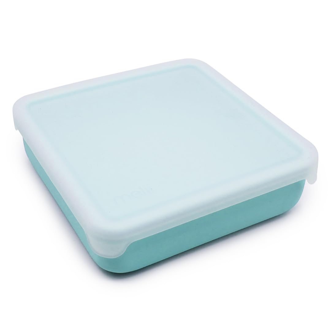 Melii contenedor sándwich silicona 790 ml: capacidad ideal para almuerzos y meriendas.