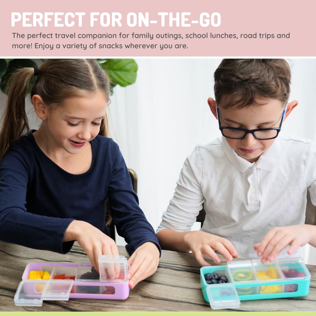 melii Snackle Box con porciones adecuadas para niños