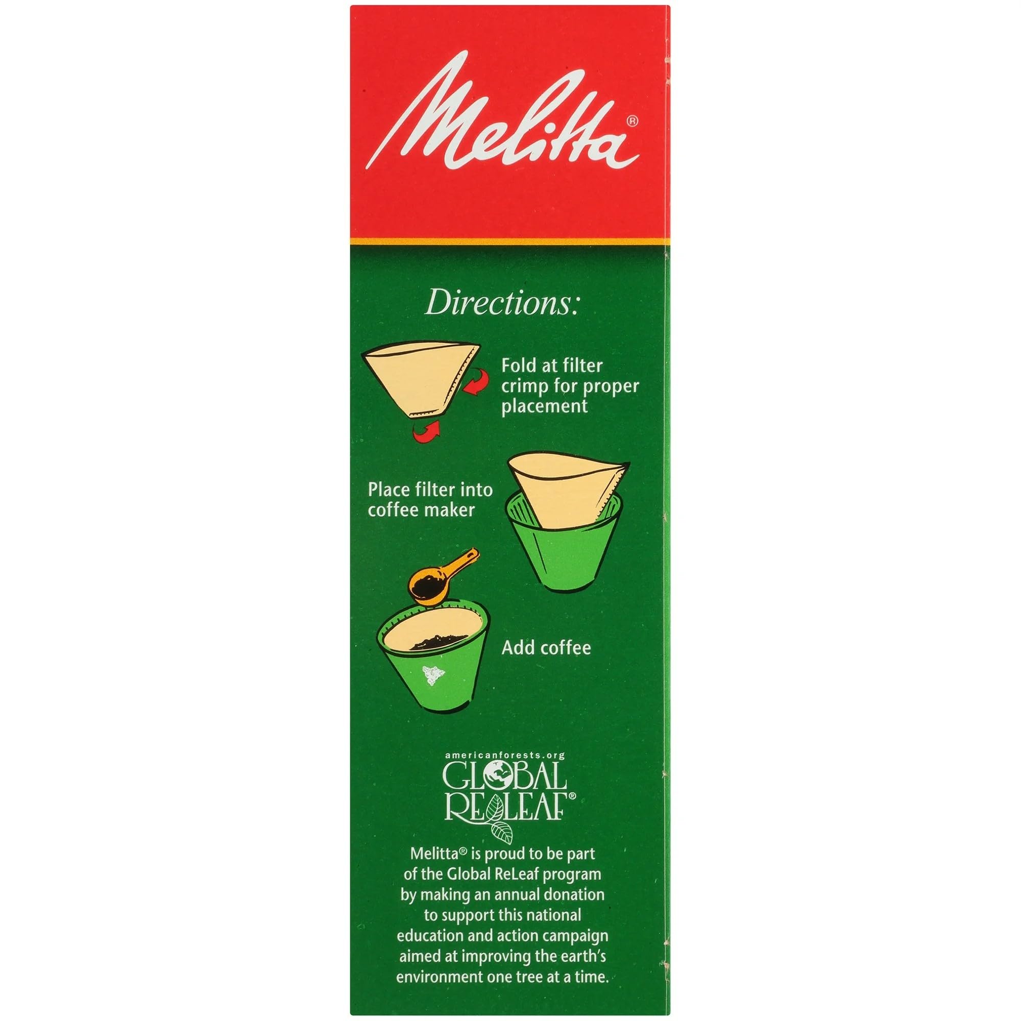 Melitta 622752 paquete 2x100 filtros, siempre listos para uso diario