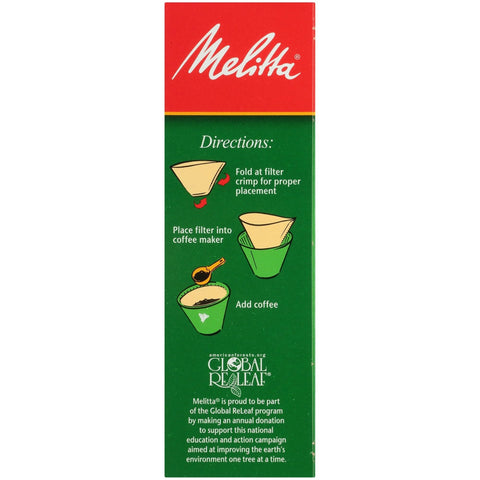 Melitta 622752 paquete 2x100 filtros, siempre listos para uso diario