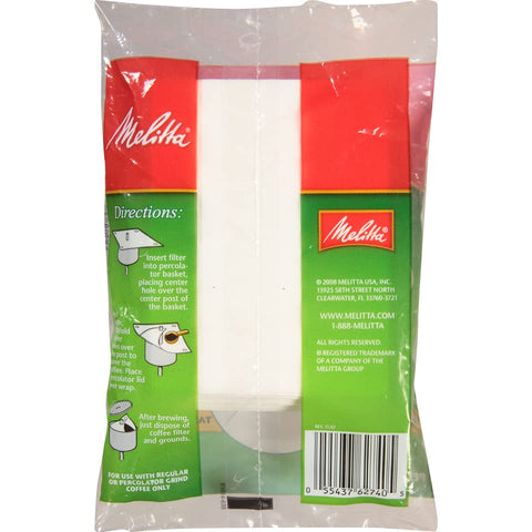 Papel de alta calidad Melitta 627402 reduce aceites y sedimentos en el café