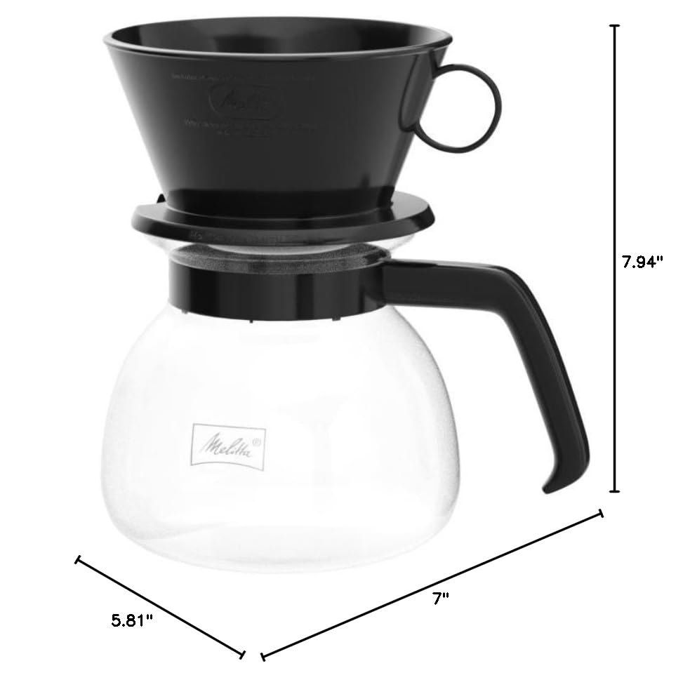 Melitta diseño inteligente facilita el vertido y evita derrames.