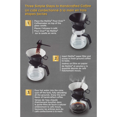 Melitta filtro cono N°6 biodegradables para una experiencia de vertido más sostenible