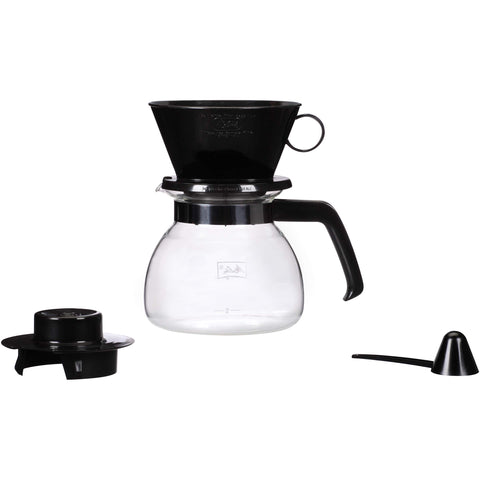 Melitta jarra de vidrio para servir café caliente y consistente en casa.