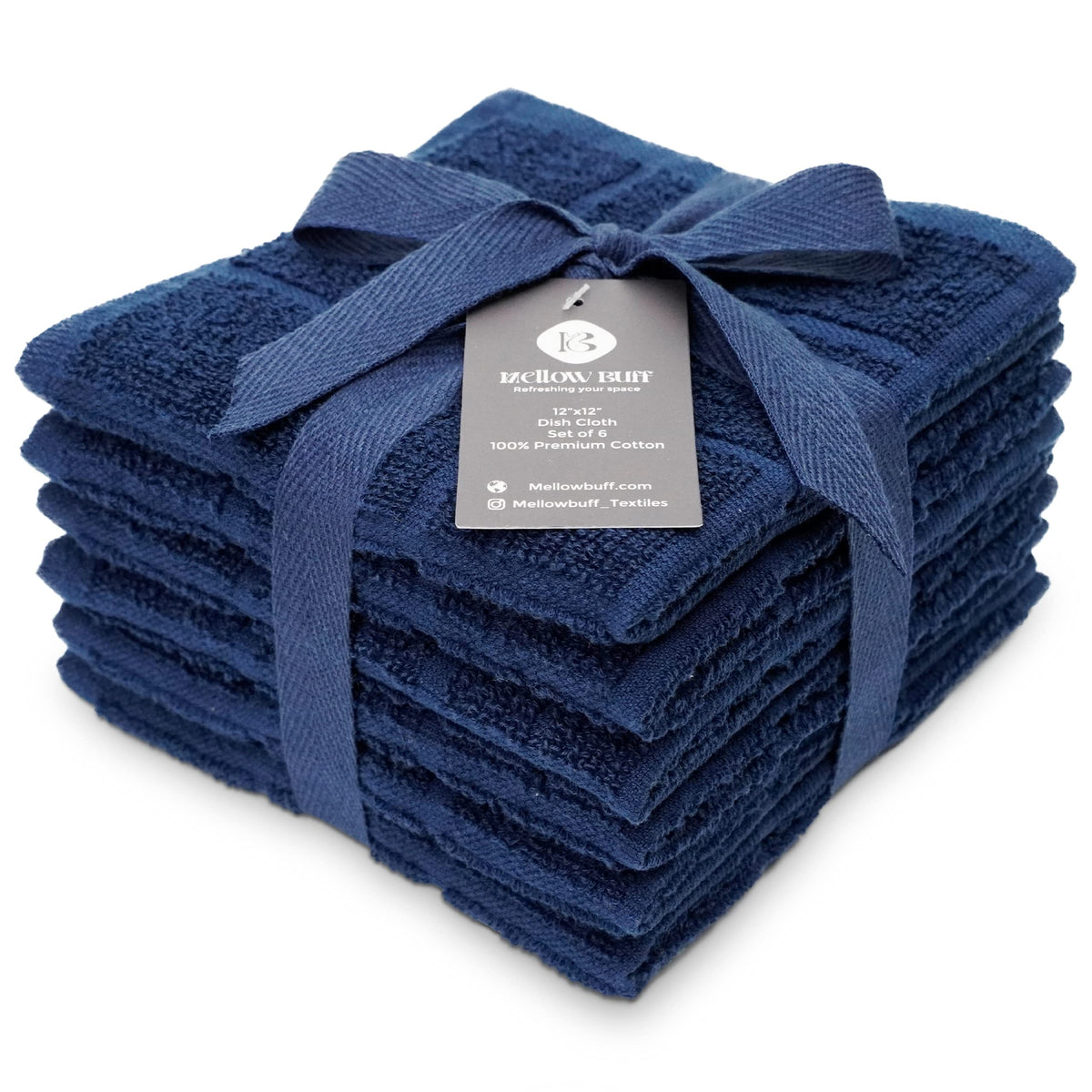 Trapo de cocina Mellow Buff de algodón 100% terry, ultra absorbente para platos.