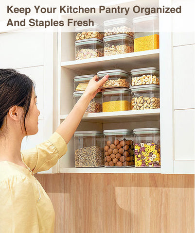 Melovom contenedores pop con tapa-aire, tamaño 2.1qt, perfecto para snacks.