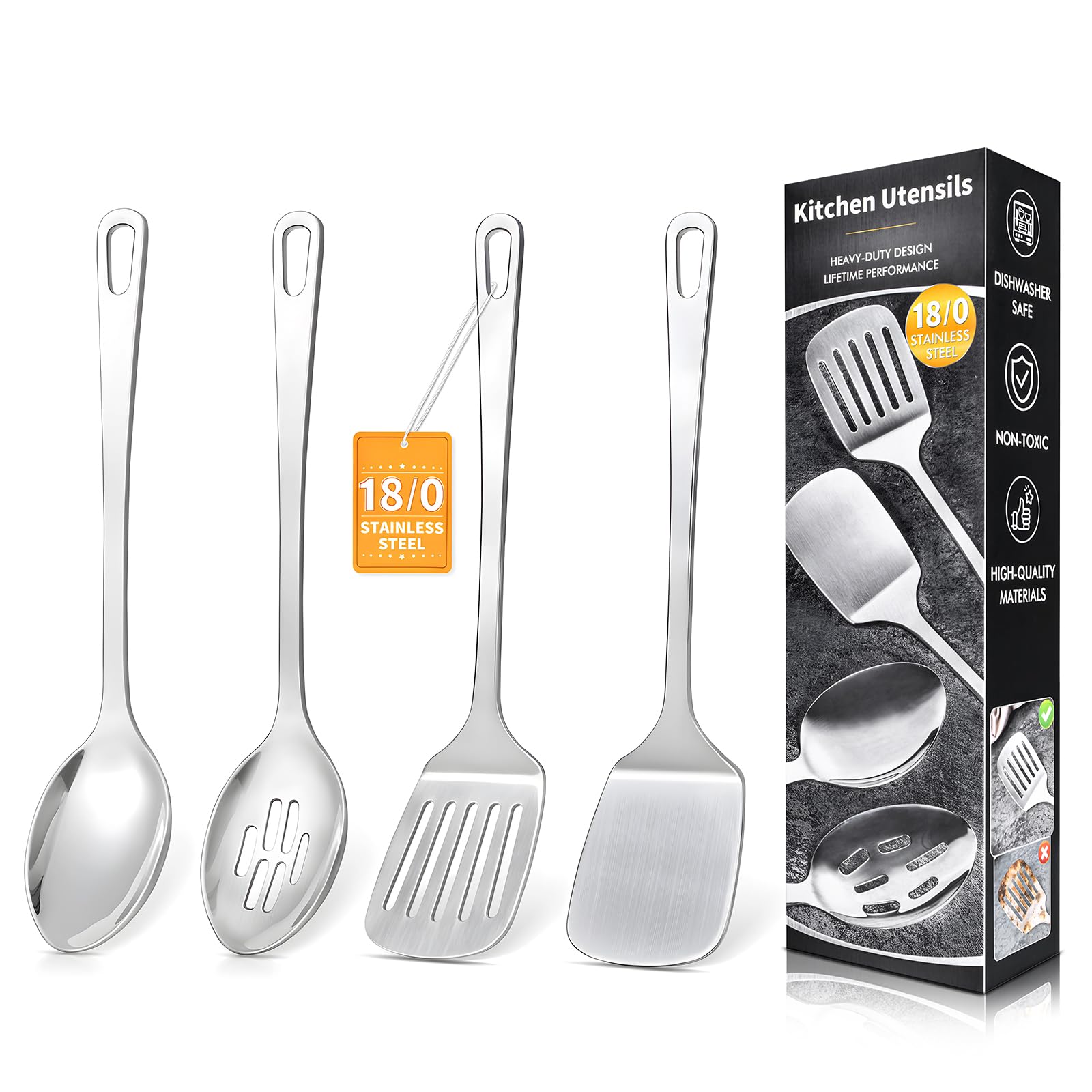 MemoGem 4-pcs-utensilios-cocina: conjunto completo en acero inoxidable para cocinar con precisión.