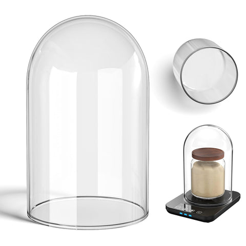 MENGBEI cupula de vidrio borosilicato grande para calor uniforme en fermentación.