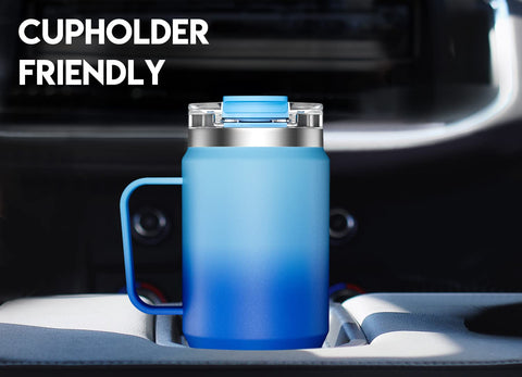 Meoky vaso térmico de 32 oz, gran capacidad para excursiones largas.