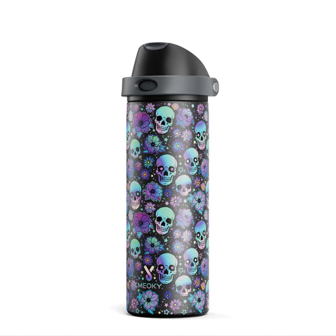 Meoky 24 oz con tapa 2 en 1, ideal para gimnasio y viaje